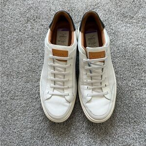 Allen Edmonds White Leather Sneakers
